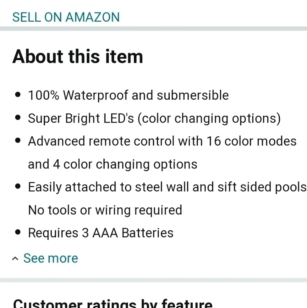 Color Changing Pool Light - Picture 7 of 10